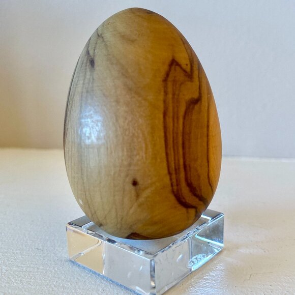 3 For $25 Olive Wood Egg - Picture 5 of 5